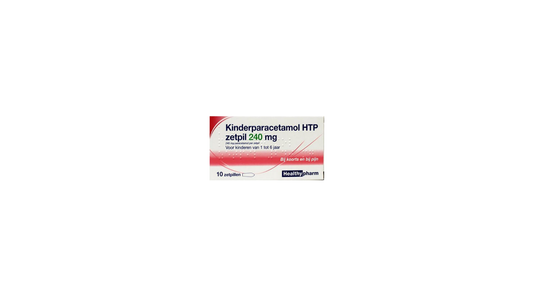 Healthypharm Kinderparacetamol HTP zetpil 240 mg