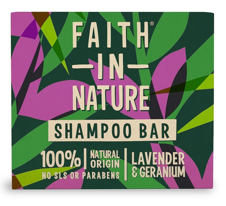 Faith in Nature shampoo bar lavendel & geranium (85 g)