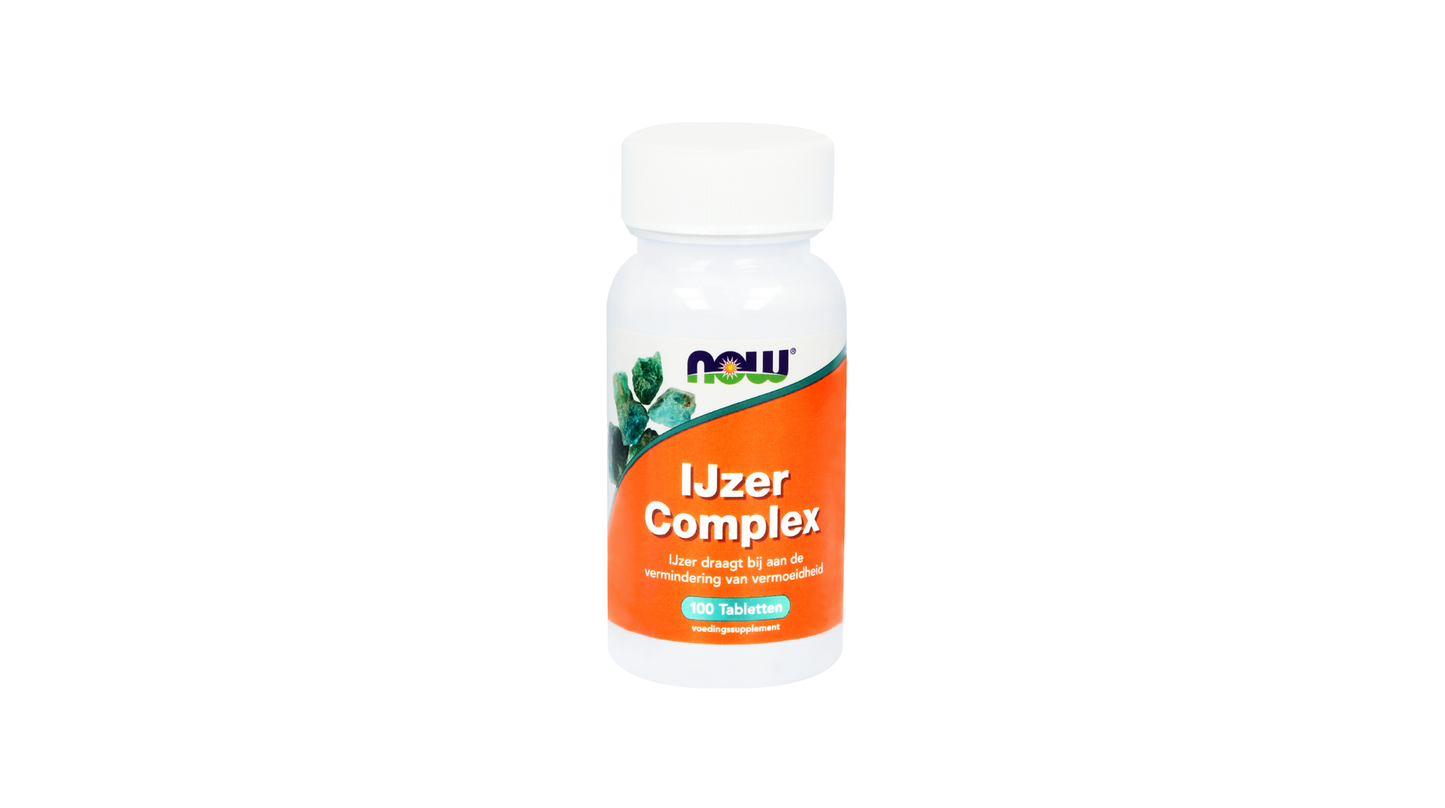 NOW ijzer complex tabletten