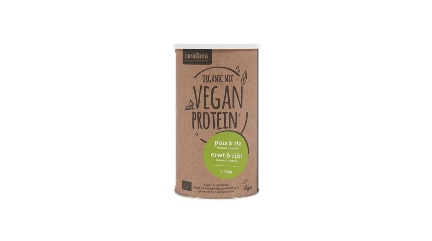 Vegan Sport Nutrition - Proteine poeder Banaan Vanille Bio